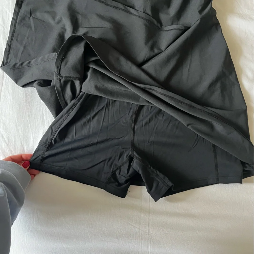 Abercrombie traveler wrap mini dress - black - Picture 3 of 5